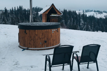 Bania zewnętrzna z hydromasażem  | Willa Lux Wolf